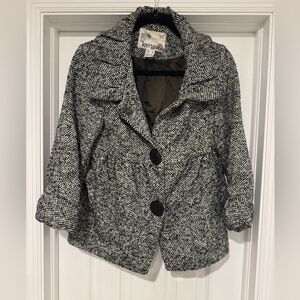 Kensie Black and White Women's Jacket size‎ medium